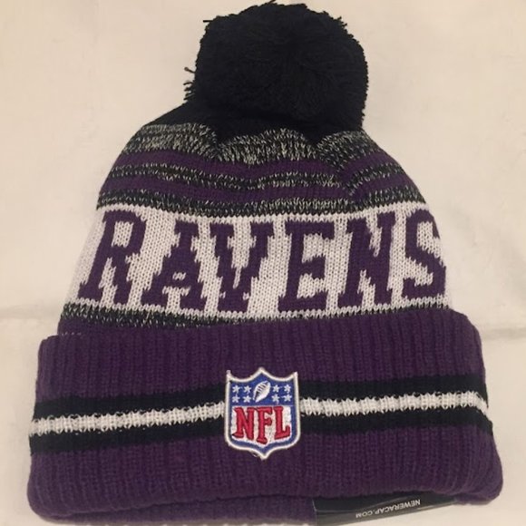 Baltimore Ravens Beanie Hat - Picture 2 of 2